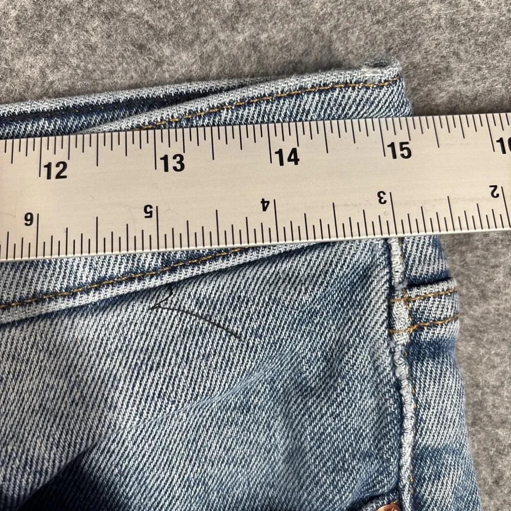 Gap Jeans Mens 30 Light Blue‎ 1969 Button Fly Straight Leg Blue Coral Denim